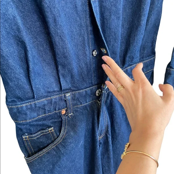 Zara Denim Dorian Jumpsuit - Picture 10 of 15